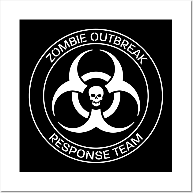 Zombie Outbreak Response Team - Zombie Zombies Wall Art by fromherotozero